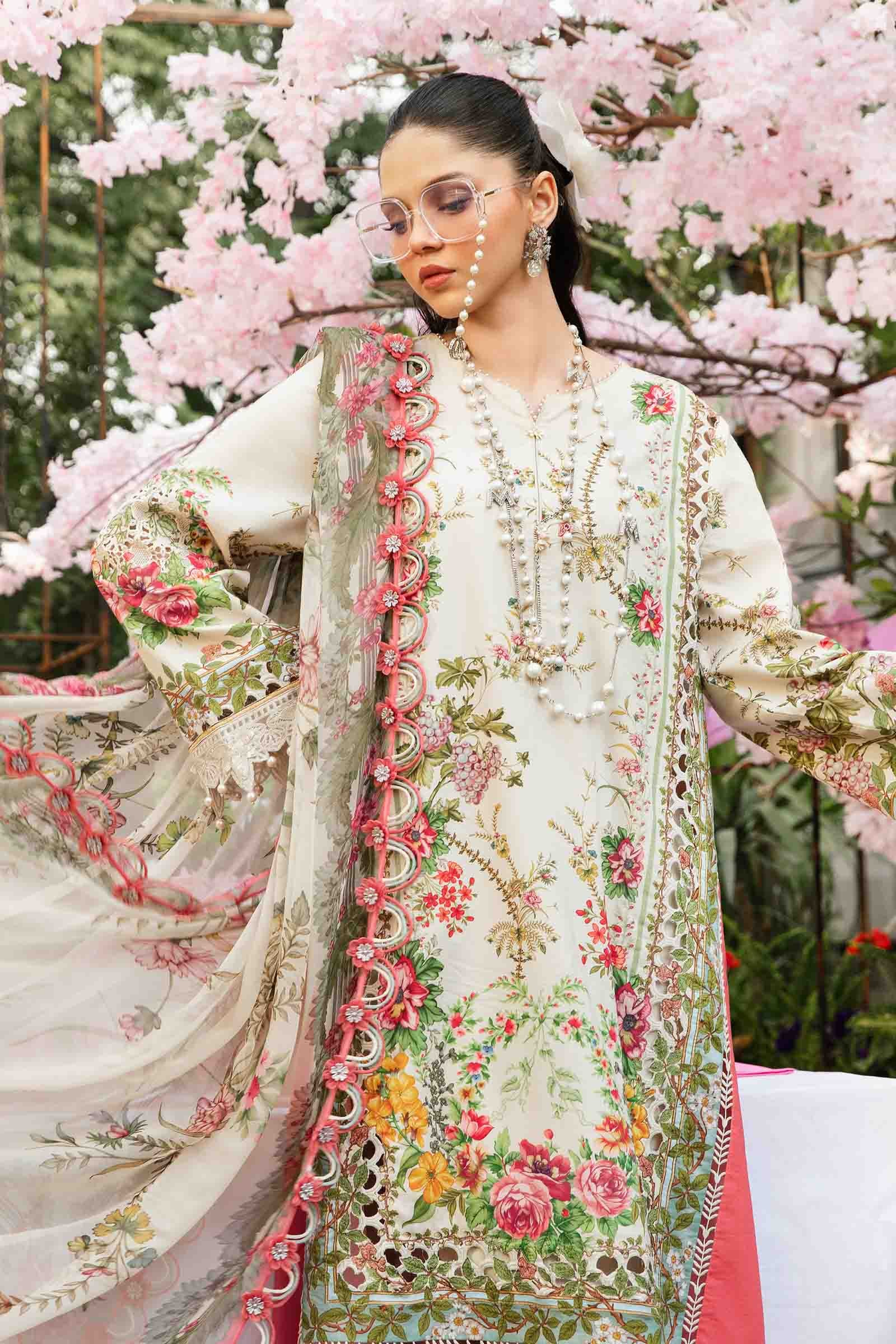 Maria B | M Prints Summer 25 | MPT-2605-A by Maria B - Designer Dress - Type: Ladies Clothes - Available at Libayah - 100% Original