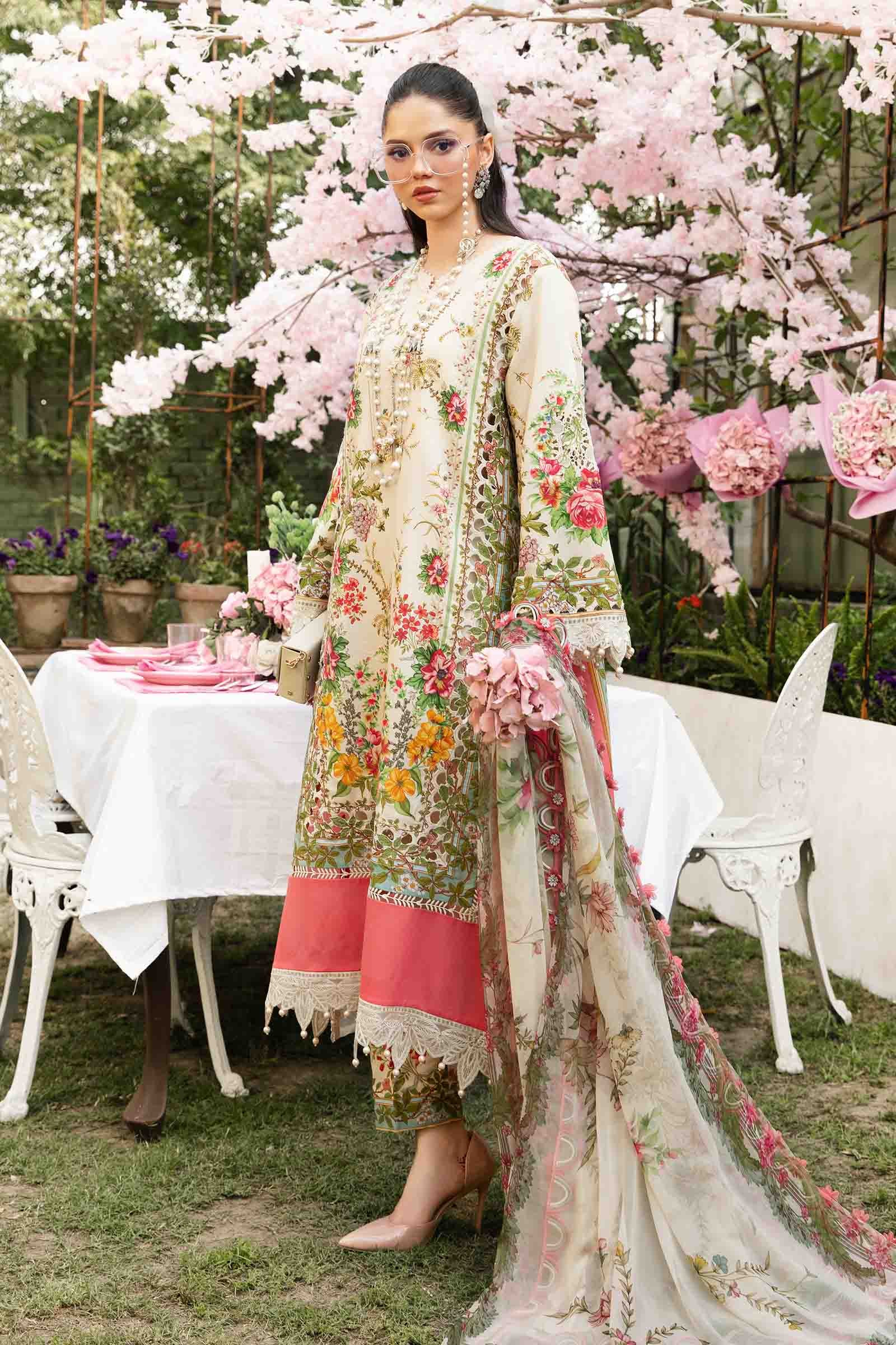 Maria B | M Prints Summer 25 | MPT-2605-A by Maria B - Designer Dress - Type: Ladies Clothes - Available at Libayah - 100% Original
