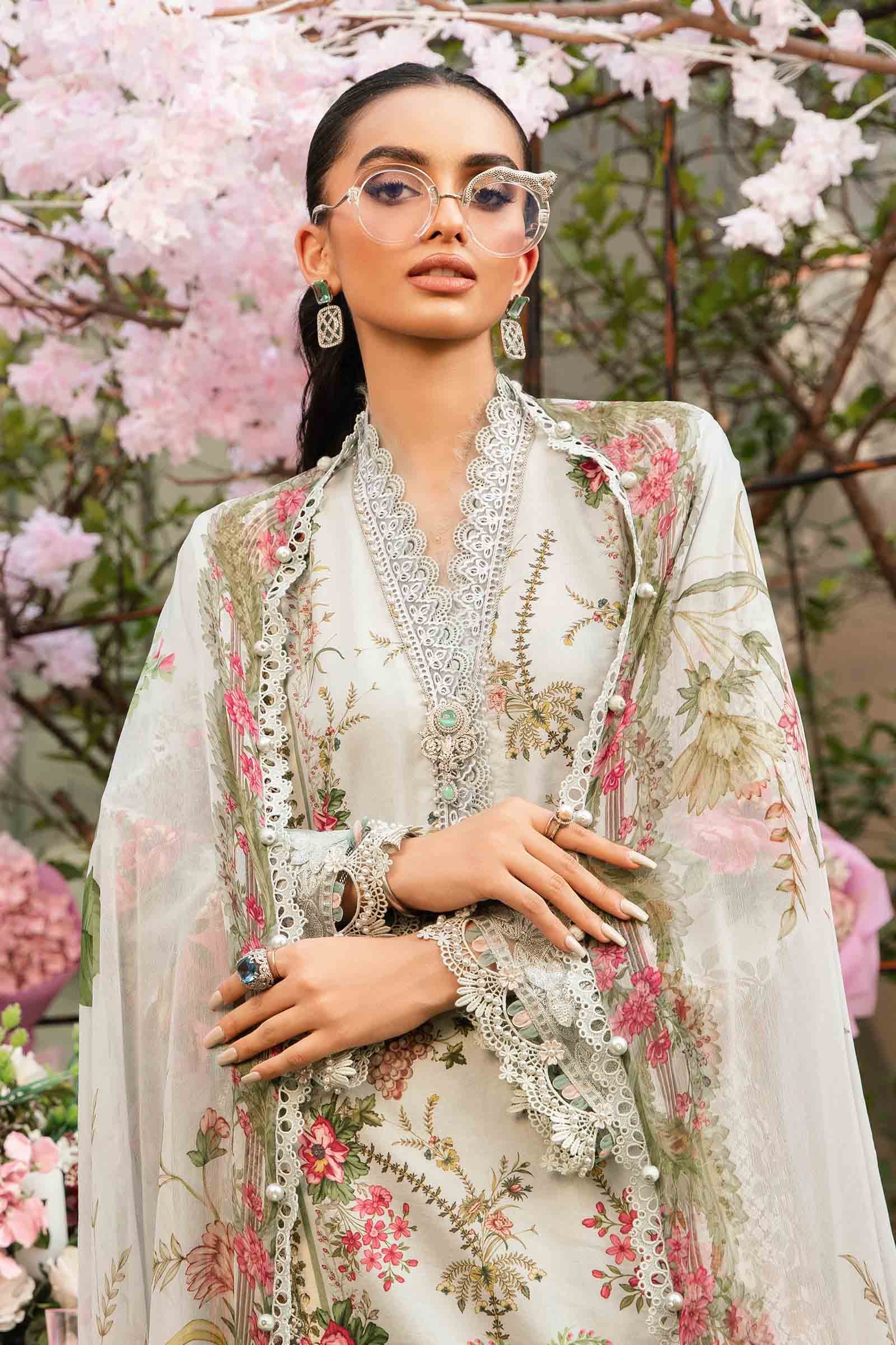 Maria B | M Prints Summer 25 | MPT-2605-B by Maria B - Designer Dress - Type: Ladies Clothes - Available at Libayah - 100% Original