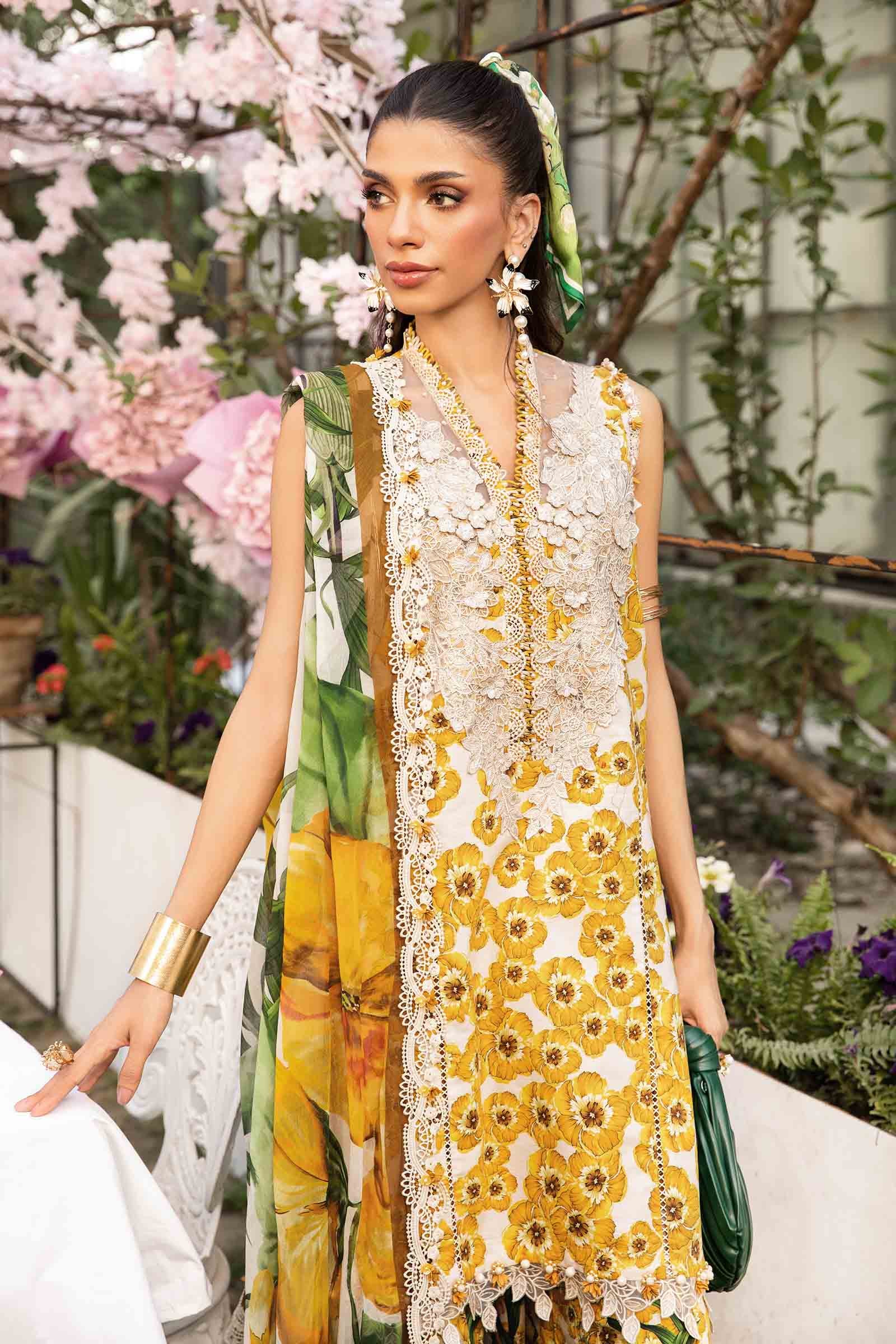 Maria B | M Prints Summer 25 | MPT-2606-A by Maria B - Designer Dress - Type: Ladies Clothes - Available at Libayah - 100% Original