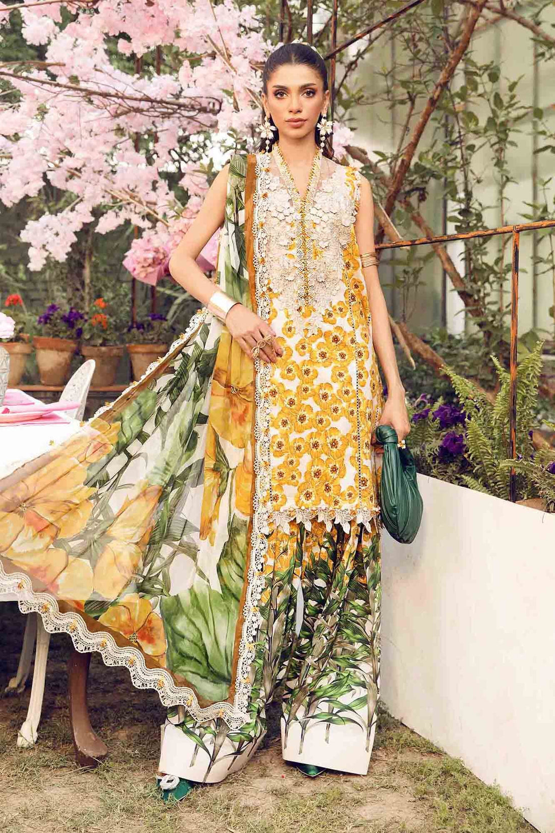 Maria B | M Prints Summer 25 | MPT-2606-A by Maria B - Designer Dress - Type: Ladies Clothes - Available at Libayah - 100% Original