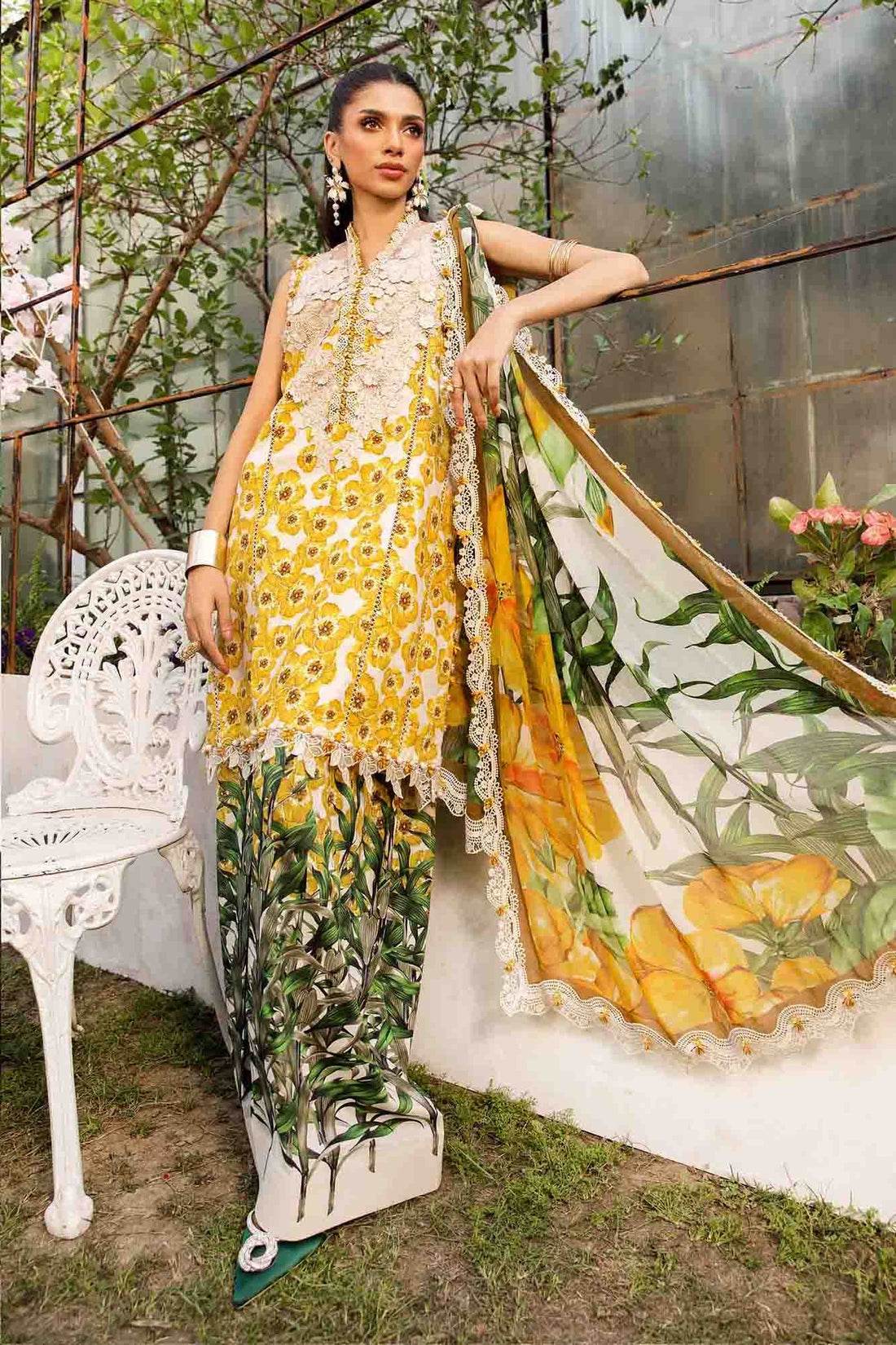 Maria B | M Prints Summer 25 | MPT-2606-A by Maria B - Designer Dress - Type: Ladies Clothes - Available at Libayah - 100% Original