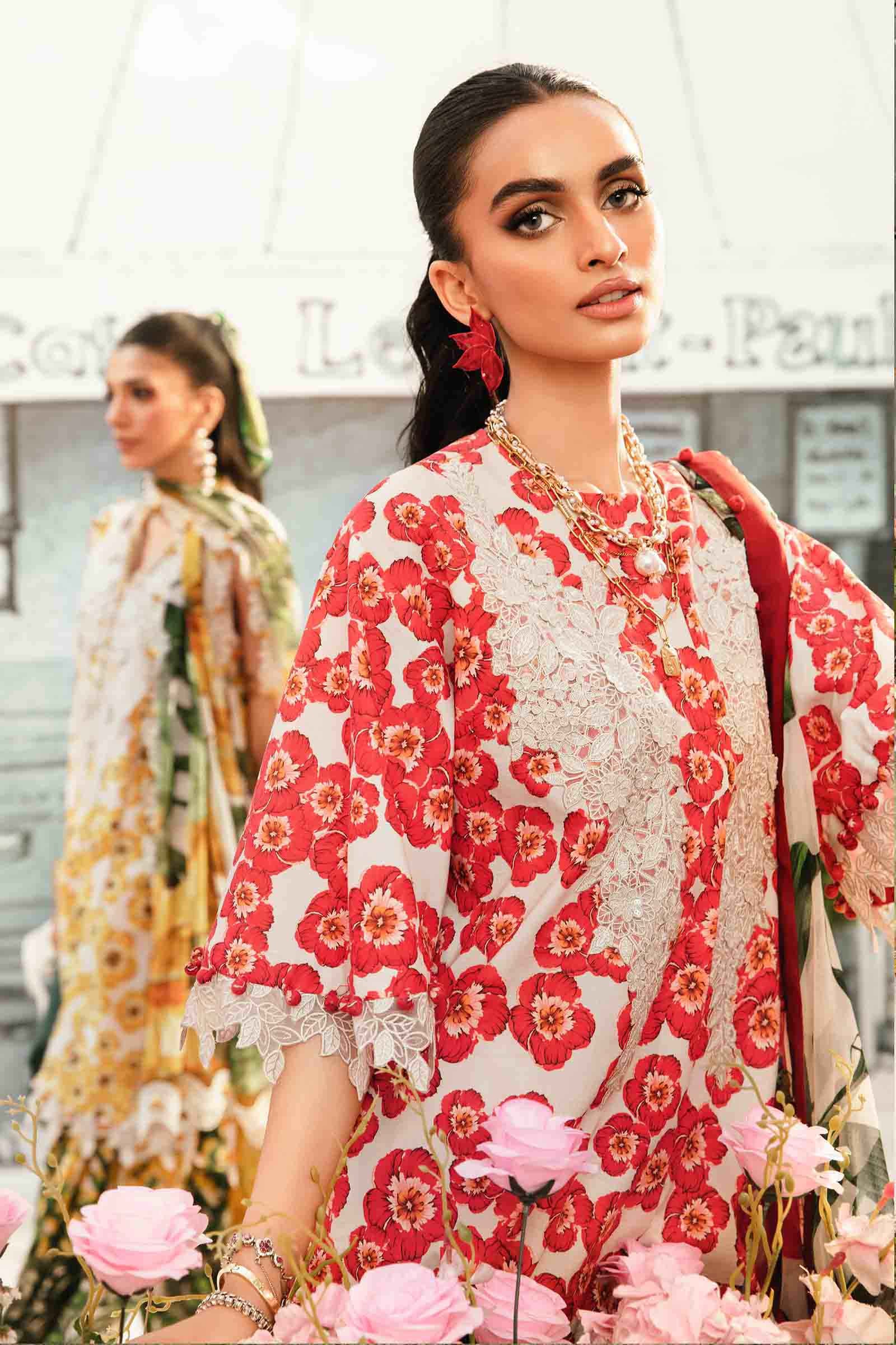 Maria B | M Prints Summer 25 | MPT-2606-B by Maria B - Designer Dress - Type: Ladies Clothes - Available at Libayah - 100% Original
