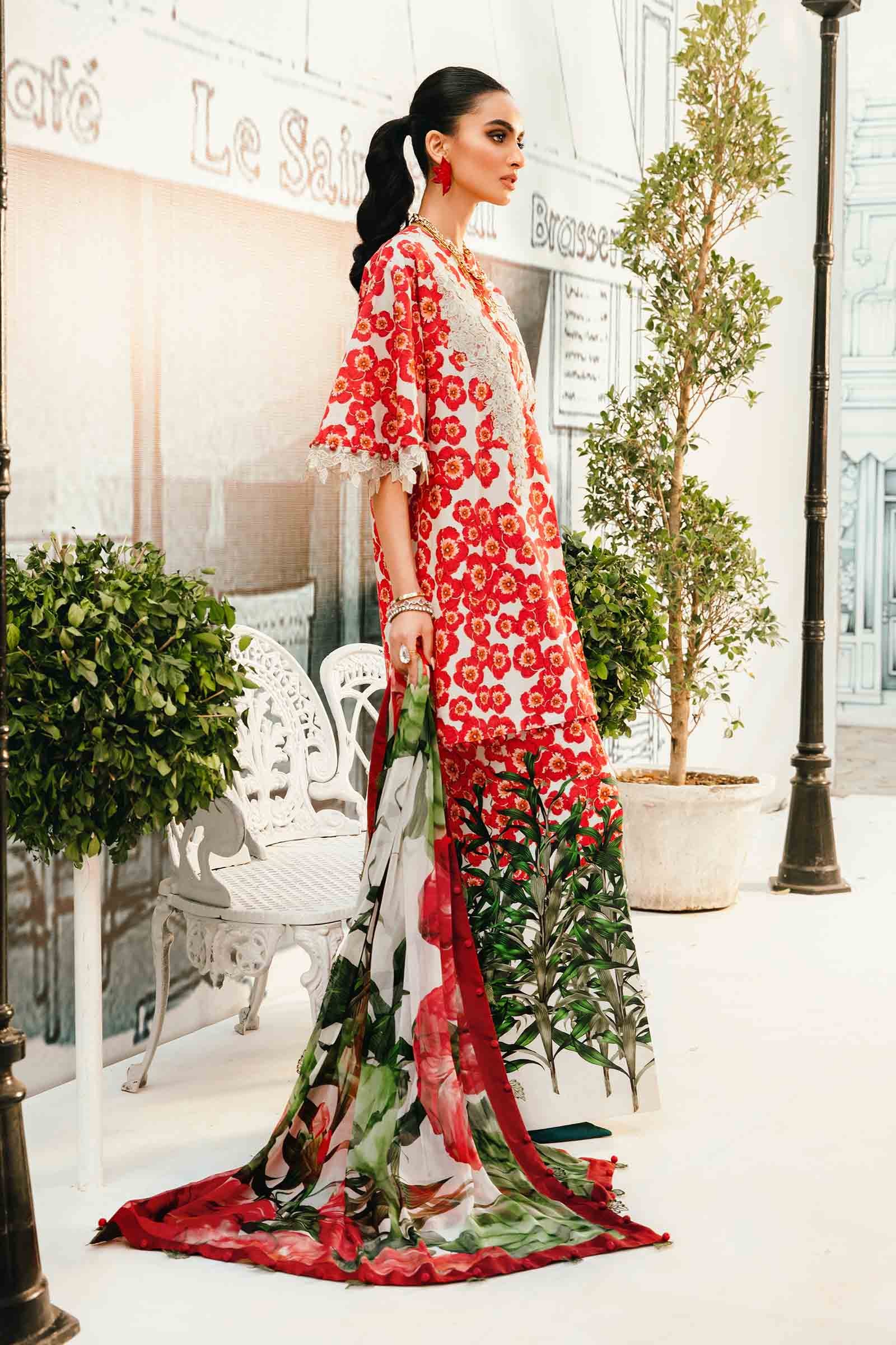 Maria B | M Prints Summer 25 | MPT-2606-B by Maria B - Designer Dress - Type: Ladies Clothes - Available at Libayah - 100% Original
