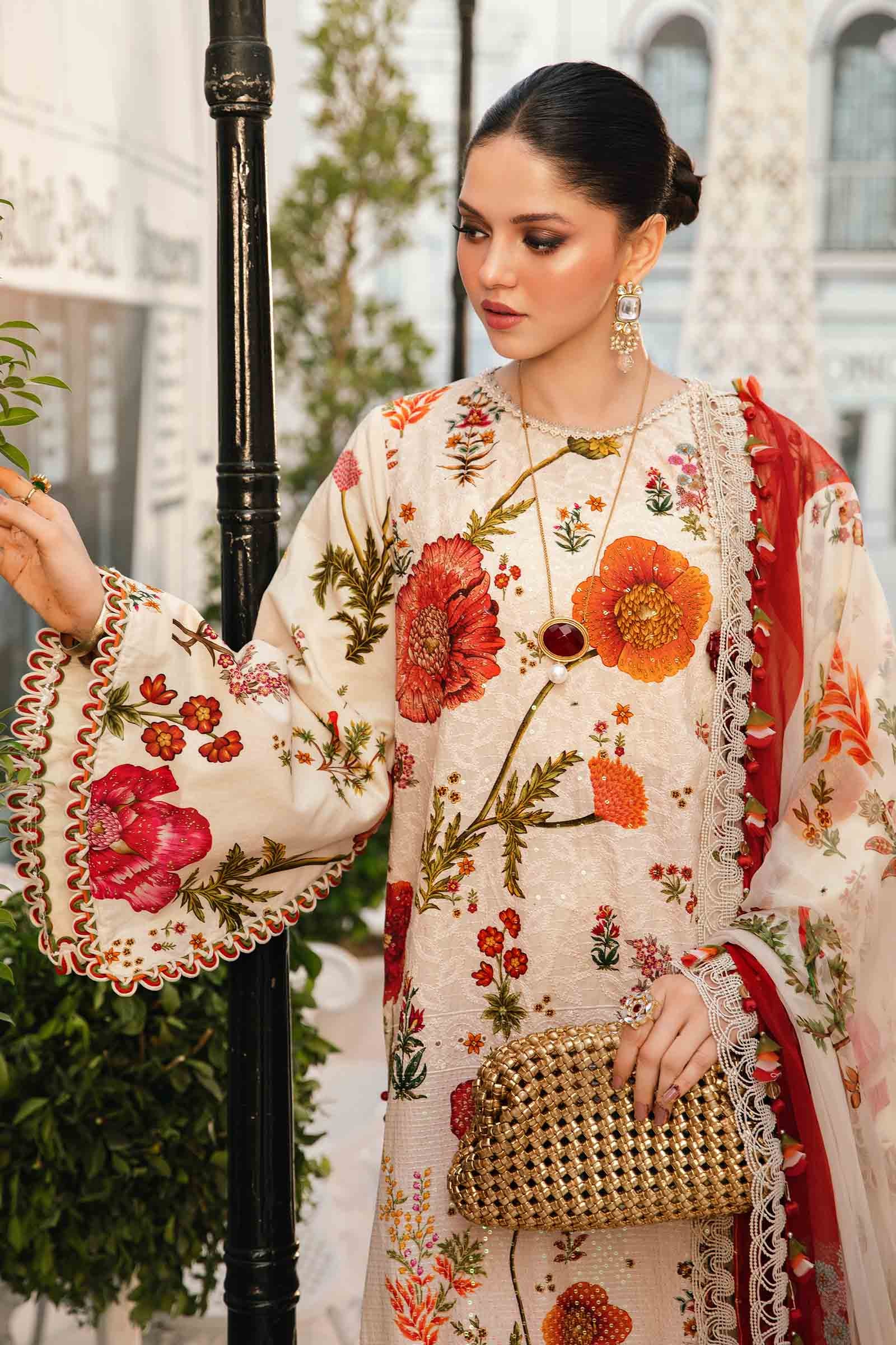 Maria B | M Prints Summer 25 | MPT-2607-A by Maria B - Designer Dress - Type: Ladies Clothes - Available at Libayah - 100% Original