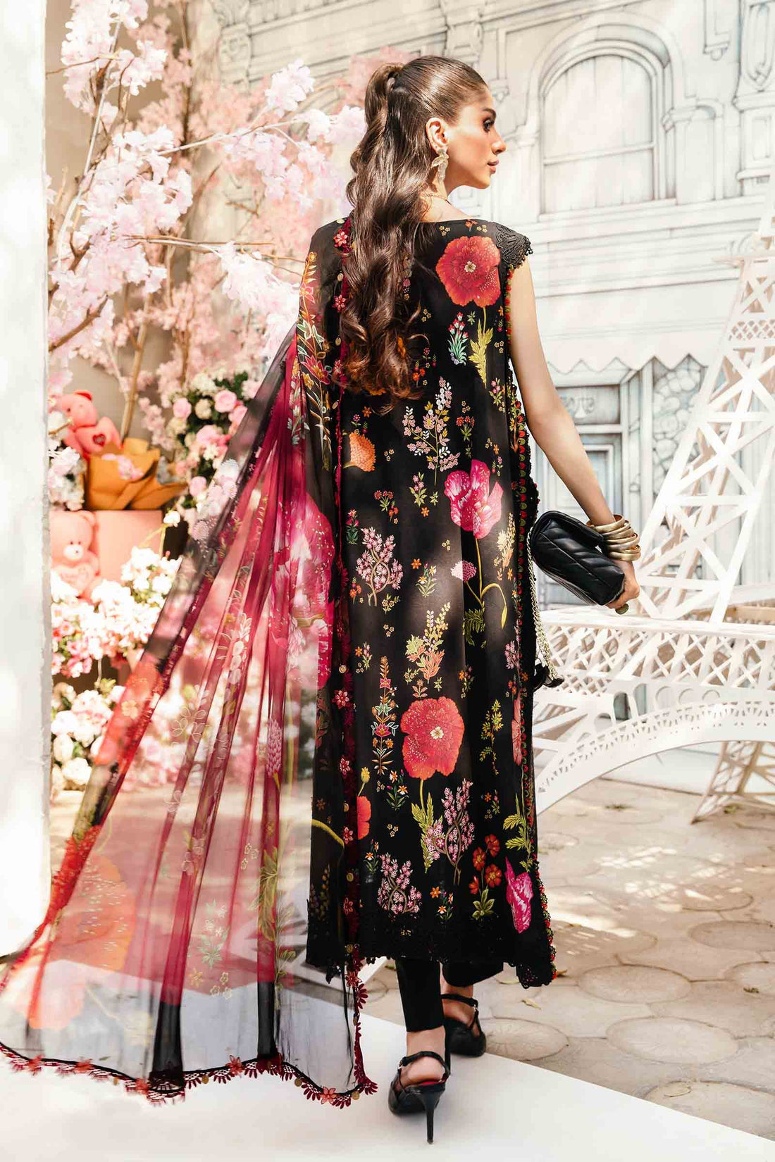 Maria B | M Prints Summer 25 | MPT-2607-B by Maria B - Designer Dress - Type: Ladies Clothes - Available at Libayah - 100% Original