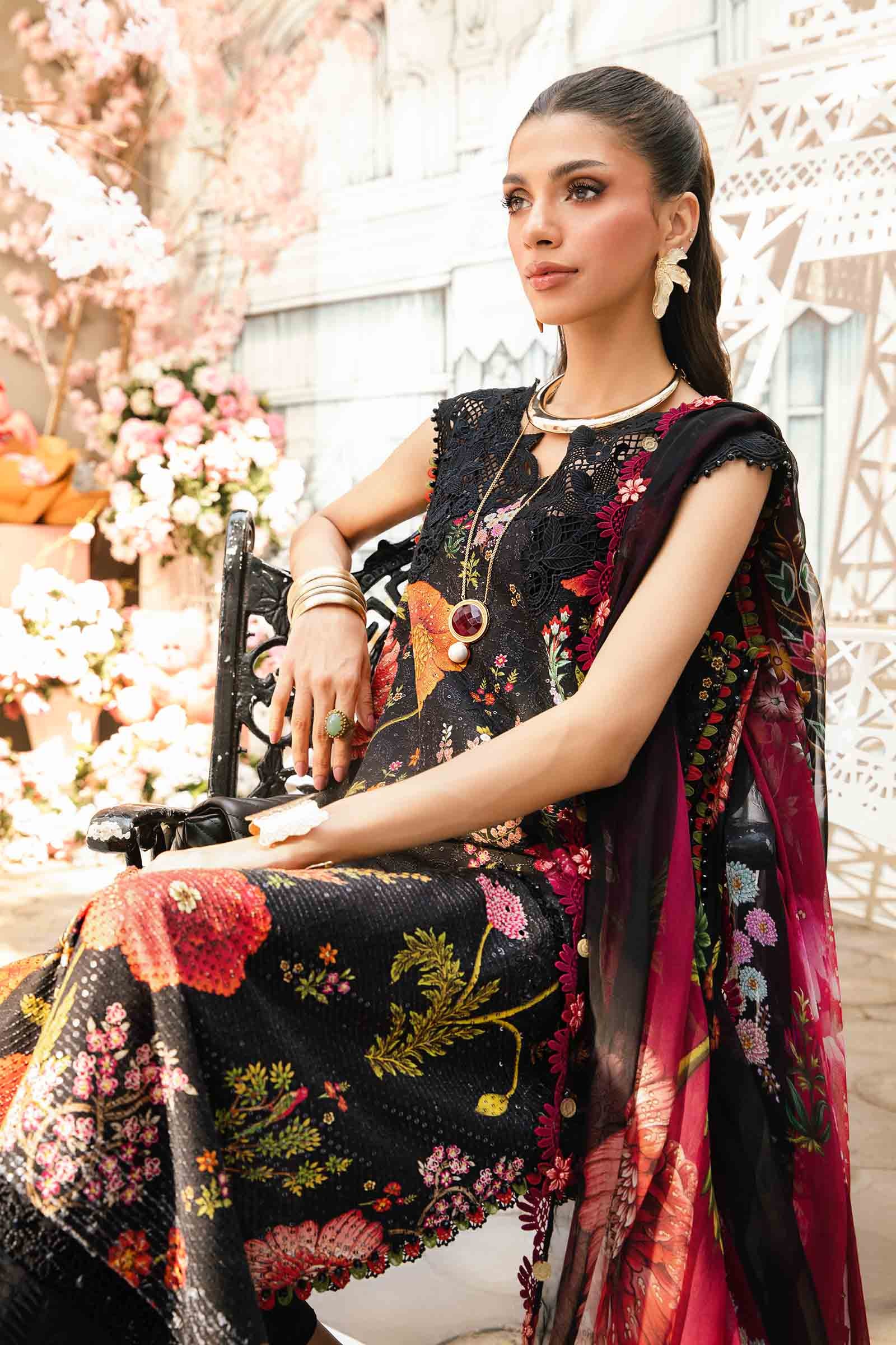 Maria B | M Prints Summer 25 | MPT-2607-B by Maria B - Designer Dress - Type: Ladies Clothes - Available at Libayah - 100% Original