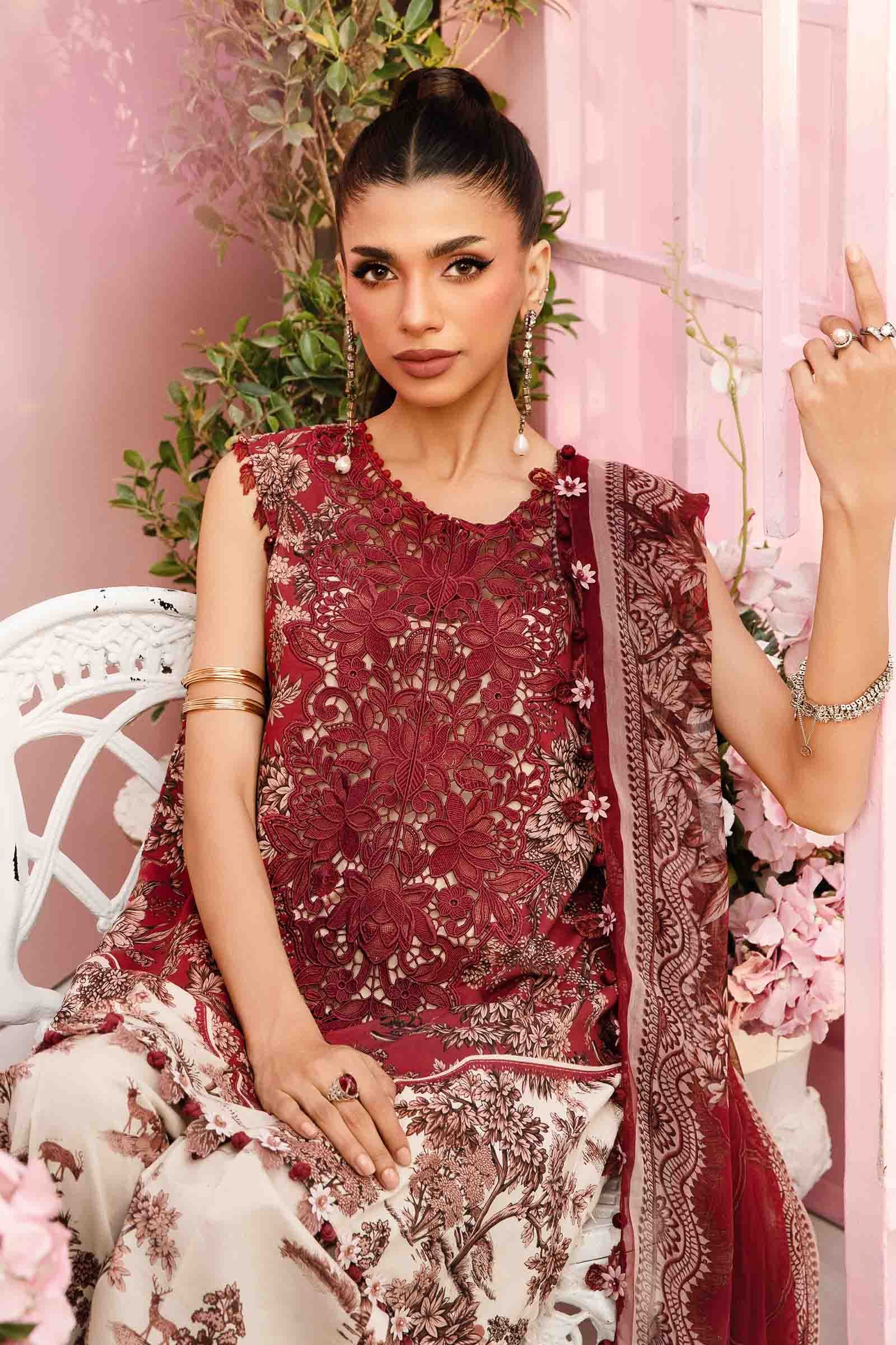 Maria B | M Prints Summer 25 | MPT-2608-A by Maria B - Designer Dress - Type: Ladies Clothes - Available at Libayah - 100% Original