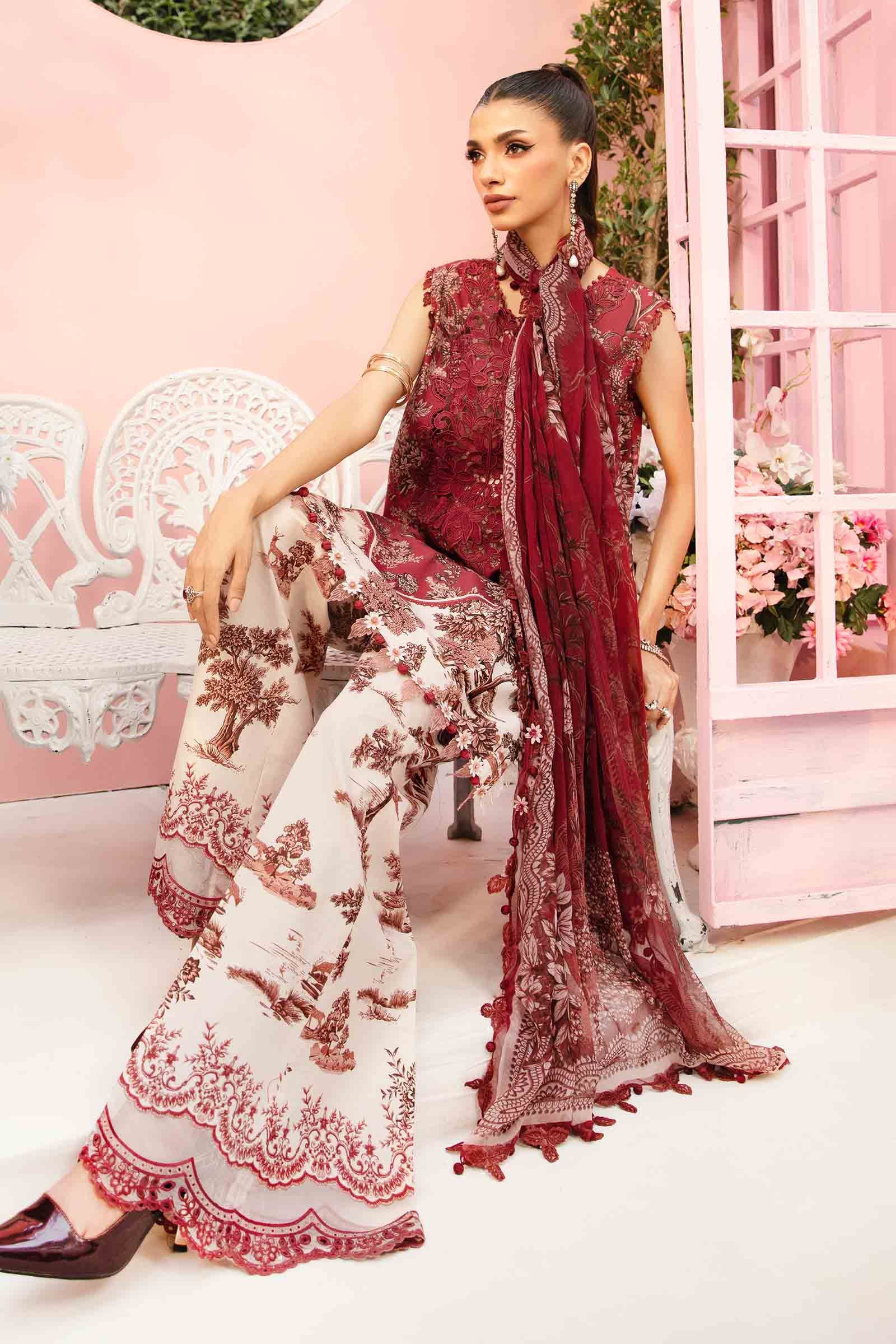 Maria B | M Prints Summer 25 | MPT-2608-A by Maria B - Designer Dress - Type: Ladies Clothes - Available at Libayah - 100% Original