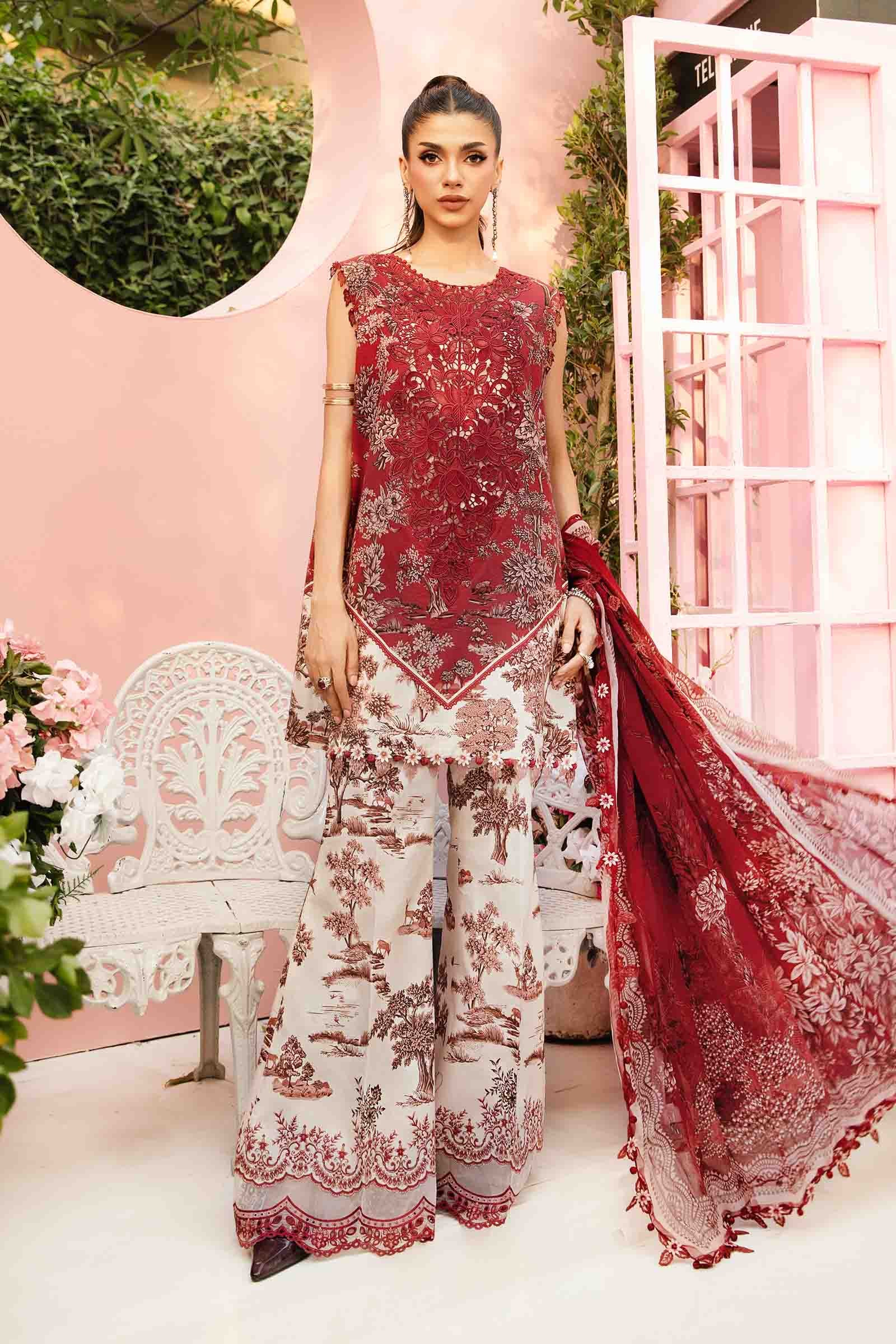 Maria B | M Prints Summer 25 | MPT-2608-A by Maria B - Designer Dress - Type: Ladies Clothes - Available at Libayah - 100% Original