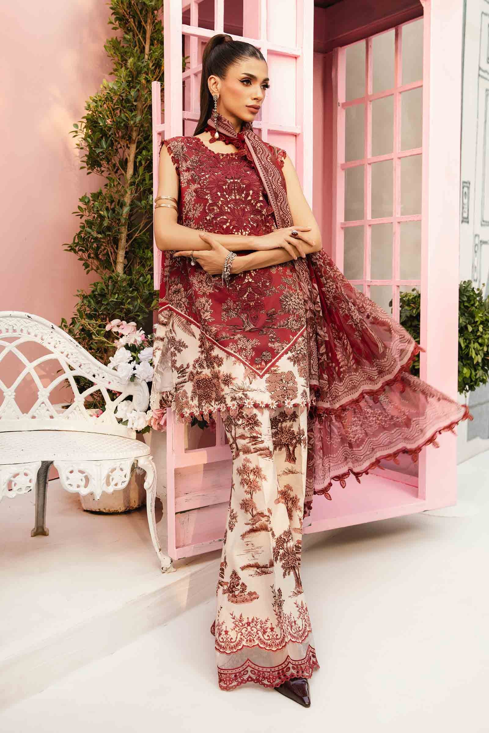 Maria B | M Prints Summer 25 | MPT-2608-A by Maria B - Designer Dress - Type: Ladies Clothes - Available at Libayah - 100% Original