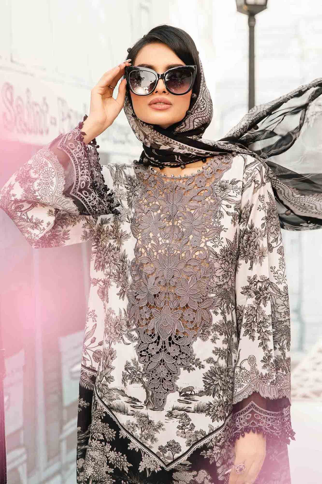 Maria B | M Prints Summer 25 | MPT-2608-B by Maria B - Designer Dress - Type: Ladies Clothes - Available at Libayah - 100% Original