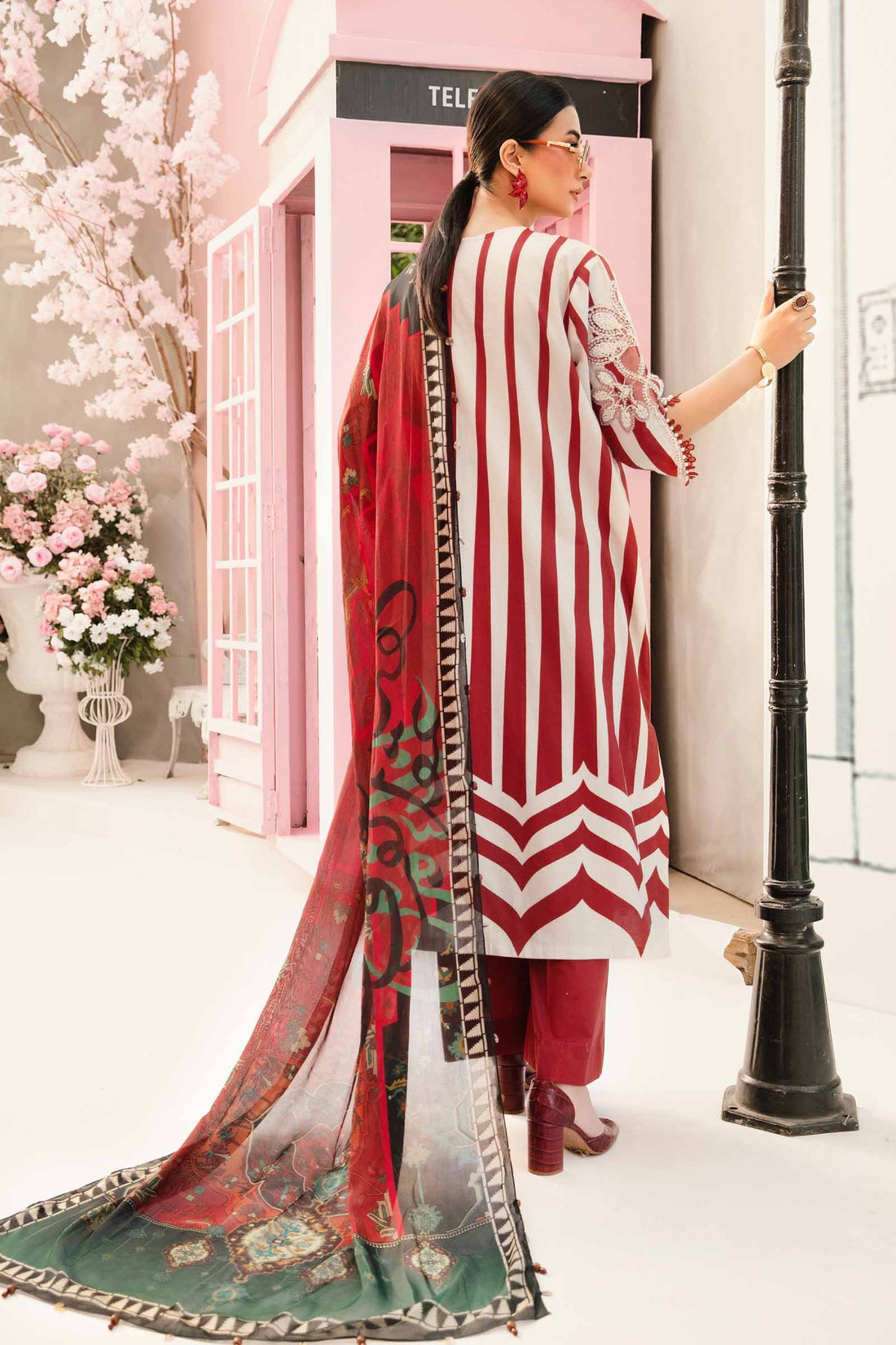 Maria B | M Prints Summer 25 | MPT-2609-A by Maria B - Designer Dress - Type: Ladies Clothes - Available at Libayah - 100% Original