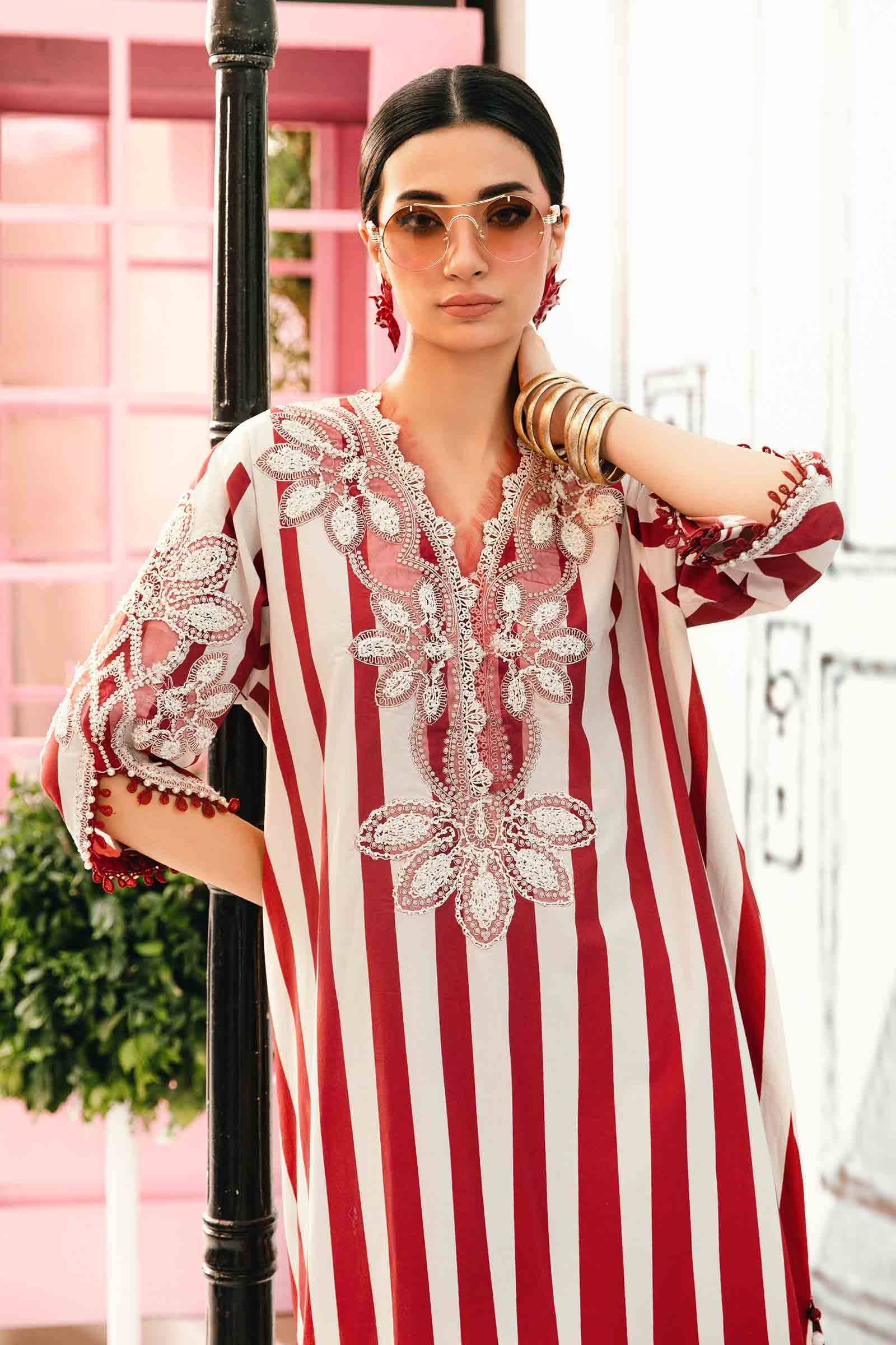 Maria B | M Prints Summer 25 | MPT-2609-A by Maria B - Designer Dress - Type: Ladies Clothes - Available at Libayah - 100% Original