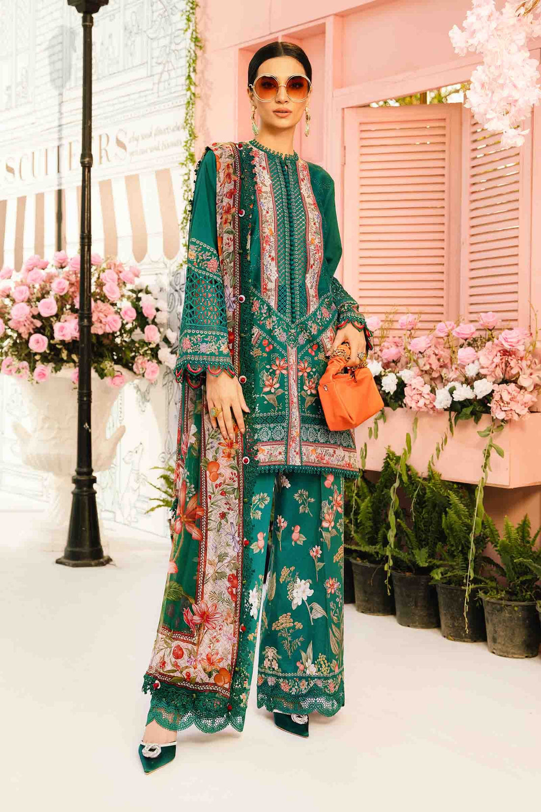 Maria B | M Prints Summer 25 | MPT-2610-A by Maria B - Designer Dress - Type: Ladies Clothes - Available at Libayah - 100% Original