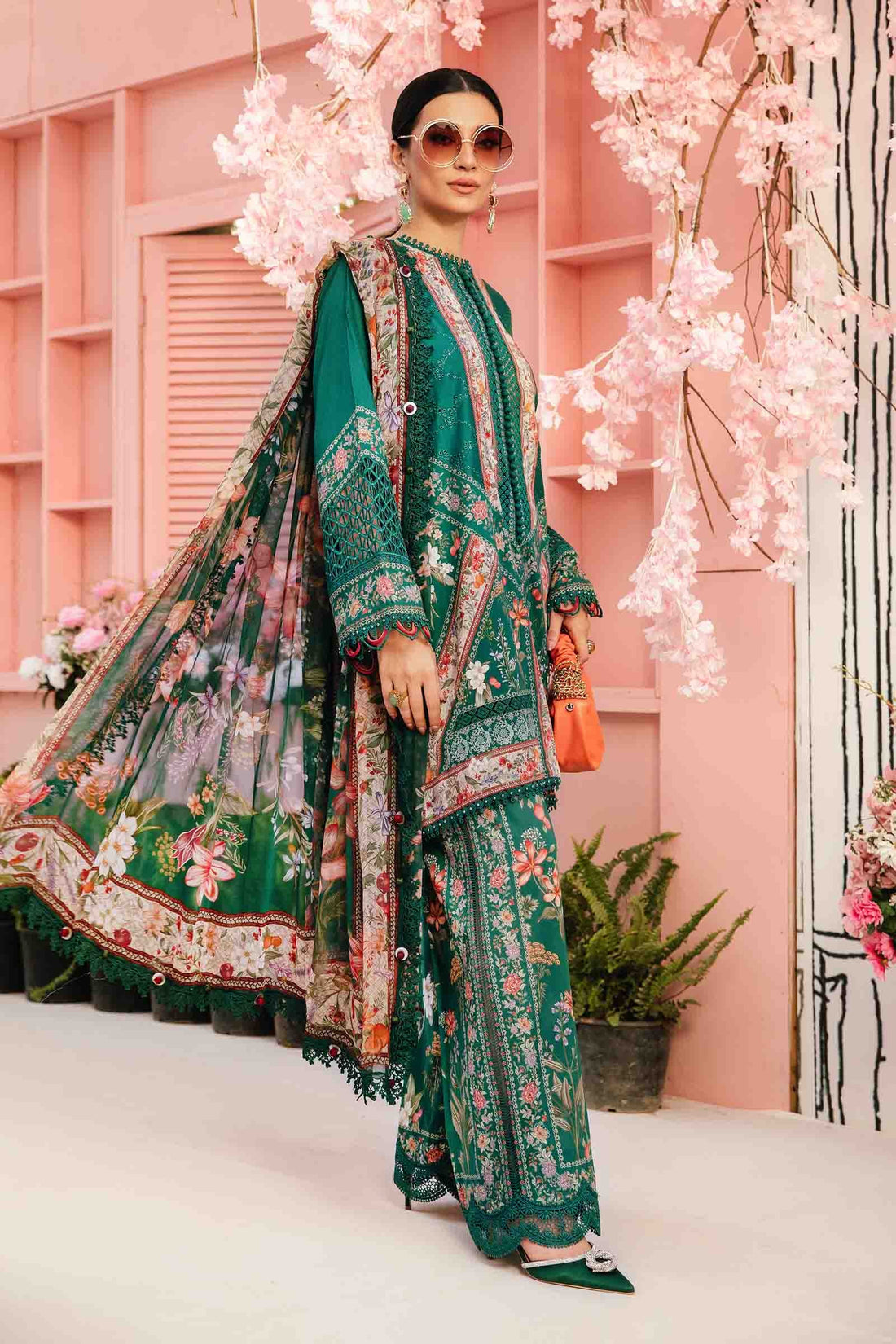 Maria B | M Prints Summer 25 | MPT-2610-A by Maria B - Designer Dress - Type: Ladies Clothes - Available at Libayah - 100% Original