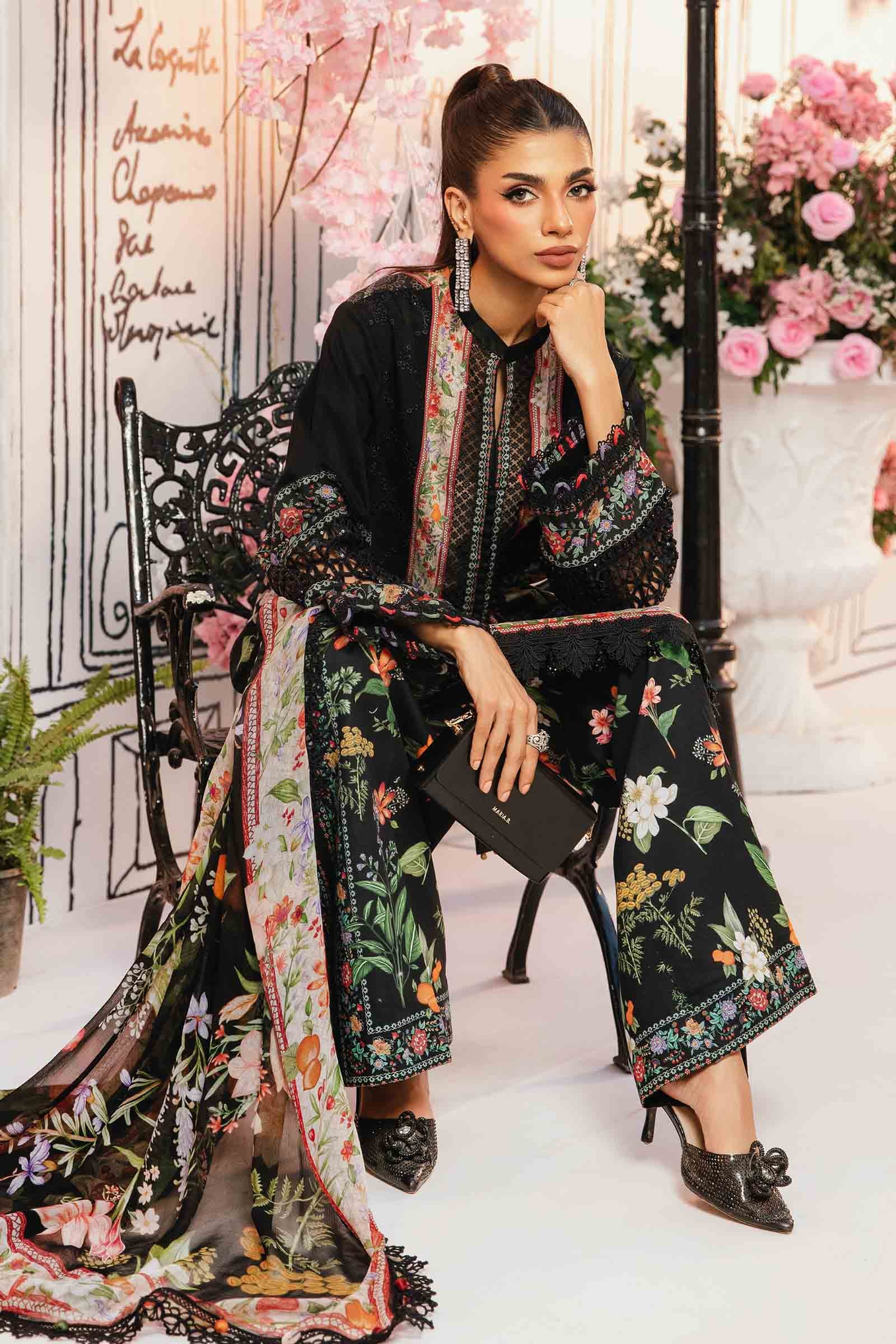 Maria B | M Prints Summer 25 | MPT-2610-B by Maria B - Designer Dress - Type: Ladies Clothes - Available at Libayah - 100% Original