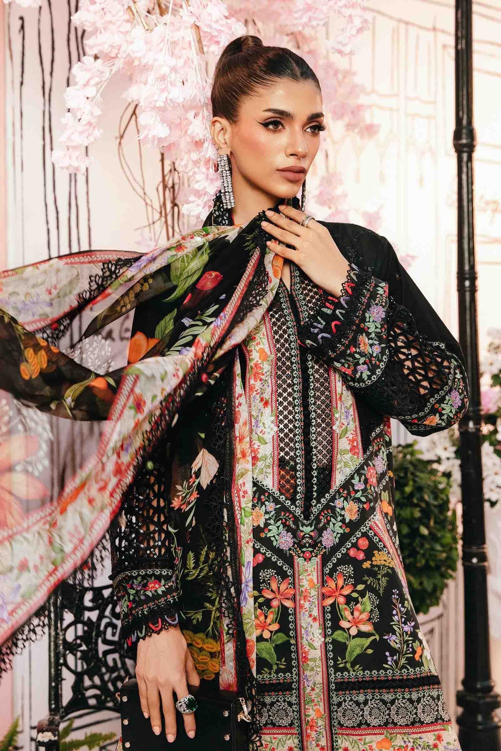 Maria B | M Prints Summer 25 | MPT-2610-B by Maria B - Designer Dress - Type: Ladies Clothes - Available at Libayah - 100% Original