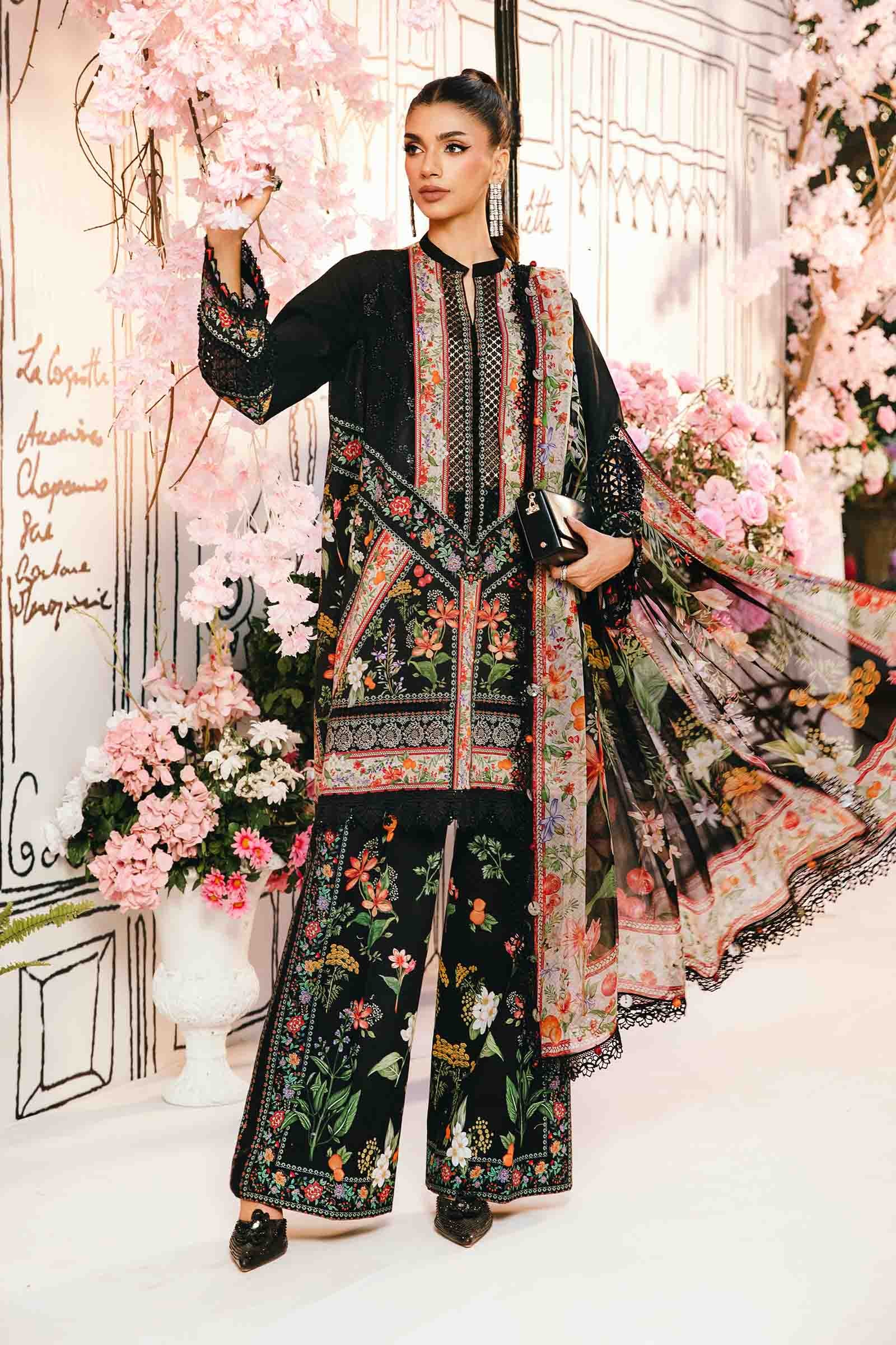 Maria B | M Prints Summer 25 | MPT-2610-B by Maria B - Designer Dress - Type: Ladies Clothes - Available at Libayah - 100% Original