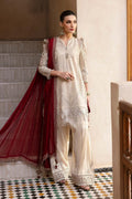 Maria B | Luxury Lawn 25 | D-2511-B by Maria B - Designer Dress - Type: Ladies Clothes - Available at Libayah - 100% Original