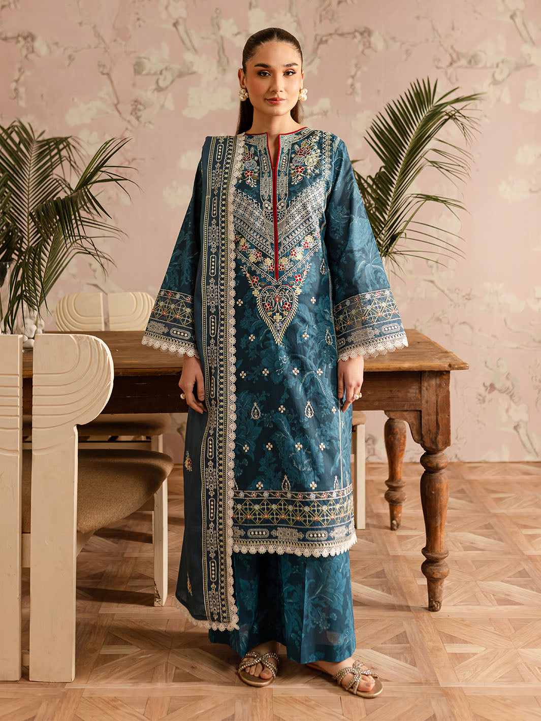 Mahnur | Leila Printkari Edit 25 | LP - 11 by Mahnur - Designer Dress - Type: Ladies Clothes - Available at Libayah - 100% Original