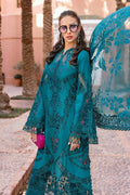 Maria B | Luxury Lawn 25 | D-2513-B by Maria B - Designer Dress - Type: Ladies Clothes - Available at Libayah - 100% Original