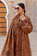 Maria B | Luxury Lawn 25 | D-2501-B by Maria B - Designer Dress - Type: Ladies Clothes - Available at Libayah - 100% Original
