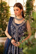 Maria B | Mbroidered Formals 24| Organza Suit | BD-2901 by Maria B - Designer Dress  - Type : Wedding Dress - Available at Libayah - 100% Original 