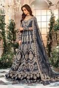 Maria B | Mbroidered Formals 24| Organza Suit | BD-2901 by Maria B - Designer Dress  - Type : Wedding Dress - Available at Libayah - 100% Original 