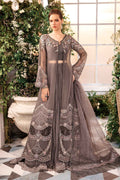 Maria B | Mbroidered Formals 24 | Organza Suit | BD-2902 by Maria B - Designer Dress  - Type : Wedding Dress - Available at Libayah - 100% Original 