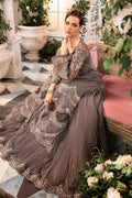 Maria B | Mbroidered Formals 24 | Organza Suit | BD-2902 by Maria B - Designer Dress  - Type : Wedding Dress - Available at Libayah - 100% Original 