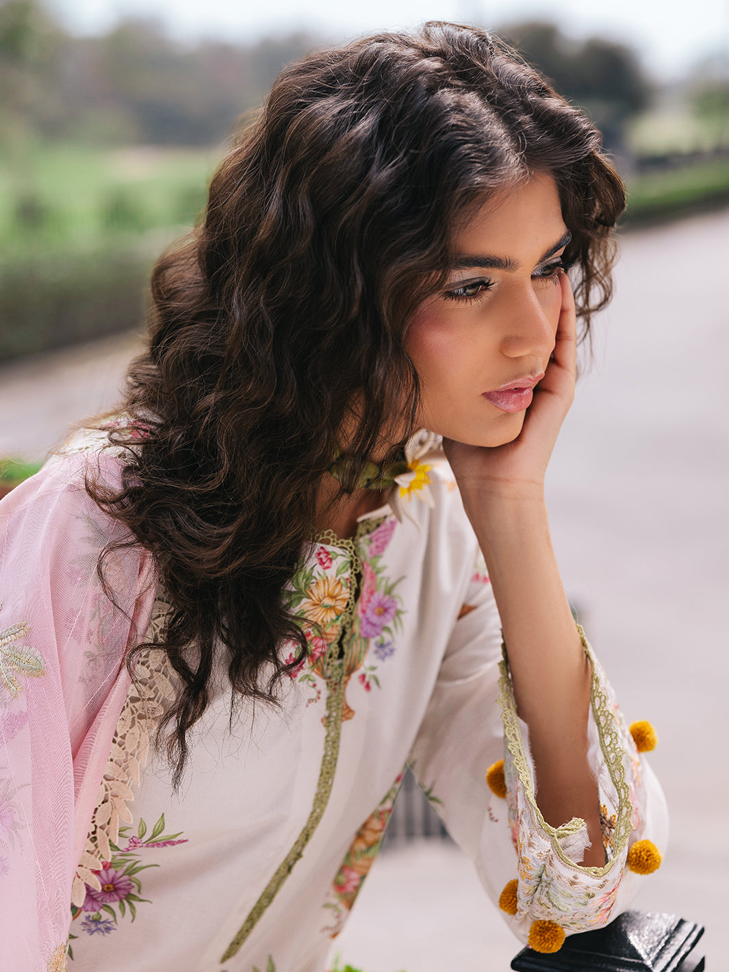 Mahnur | Broadway Luxury Lawn 25 | Cherry Blossom by Mahnur - Designer Dress - Type: Ladies Clothes - Available at Libayah - 100% Original