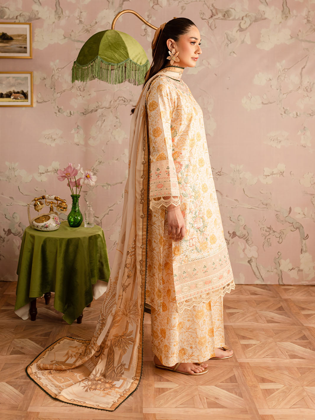 Mahnur | Leila Printkari Edit 25 | LP - 02 by Mahnur - Designer Dress - Type: Ladies Clothes - Available at Libayah - 100% Original