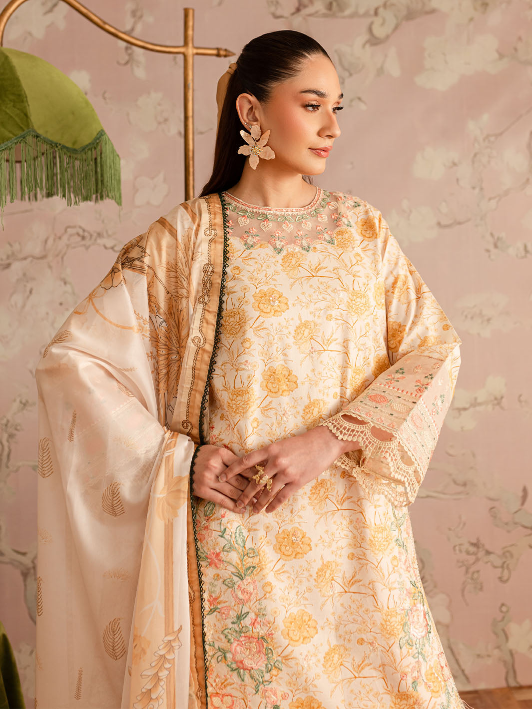 Mahnur | Leila Printkari Edit 25 | LP - 02 by Mahnur - Designer Dress - Type: Ladies Clothes - Available at Libayah - 100% Original