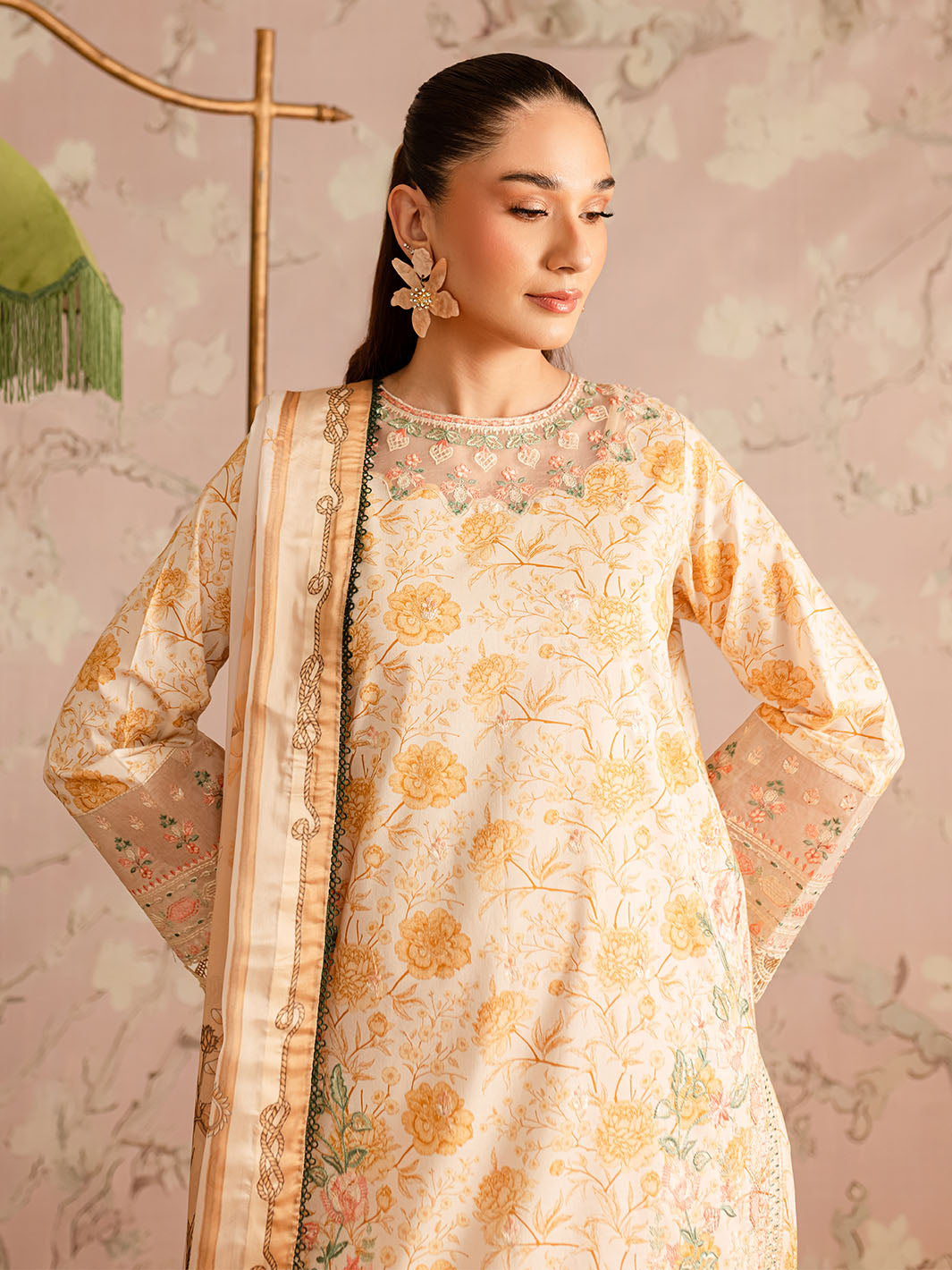 Mahnur | Leila Printkari Edit 25 | LP - 02 by Mahnur - Designer Dress - Type: Ladies Clothes - Available at Libayah - 100% Original