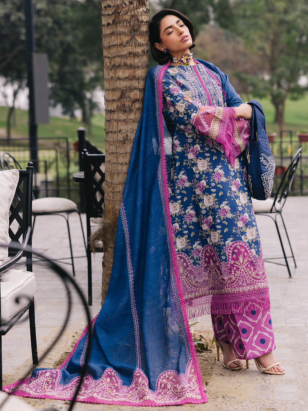 Mahnur | Broadway Luxury Lawn 25 | Ires by Mahnur - Designer Dress - Type: Ladies Clothes - Available at Libayah - 100% Original