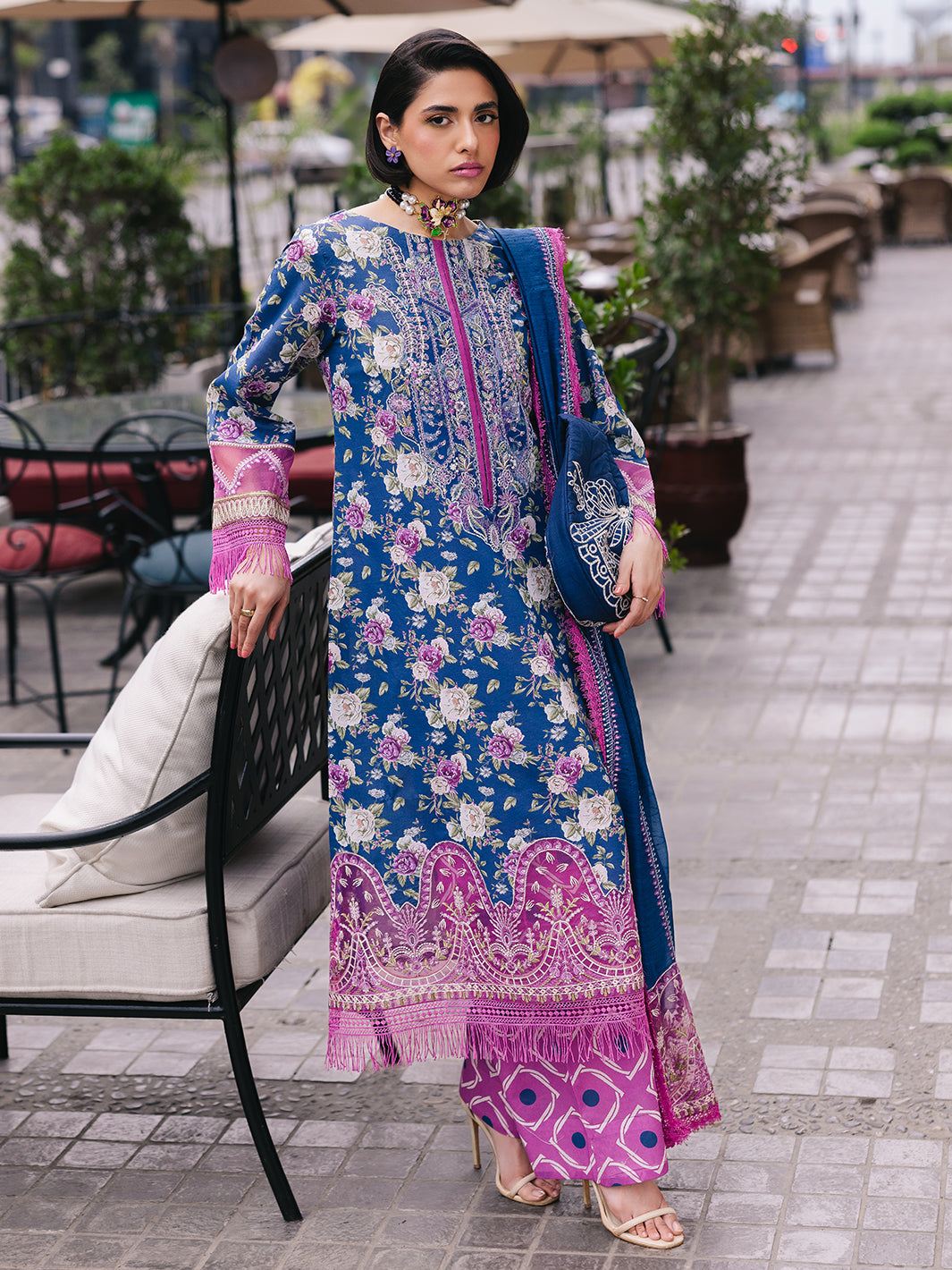 Mahnur | Broadway Luxury Lawn 25 | Ires by Mahnur - Designer Dress - Type: Ladies Clothes - Available at Libayah - 100% Original