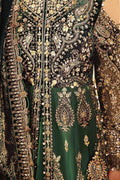 Maria B | Mbroidered Formals 24 | Velvet Suit | BD-2904 by Maria B - Designer Dress  - Type : Wedding Dress - Available at Libayah - 100% Original 