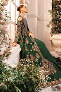 Maria B | Mbroidered Formals 24 | Velvet Suit | BD-2904 by Maria B - Designer Dress  - Type : Wedding Dress - Available at Libayah - 100% Original 