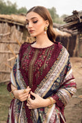 Maria B | M Prints Winter 24 | MPT-2406-B by Maria B - Designer Dress  - Type : Ladies Clothes - Available at Libayah - 100% Original 
