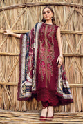 Maria B | M Prints Winter 24 | MPT-2406-B by Maria B - Designer Dress  - Type : Ladies Clothes - Available at Libayah - 100% Original 