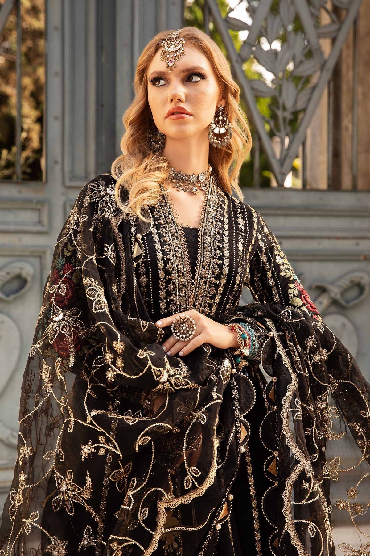Maria B | Sateen Formals 24 | CST-806 by Maria B - Designer Dress - Type: Formal - Available at Libayah - 100% Original