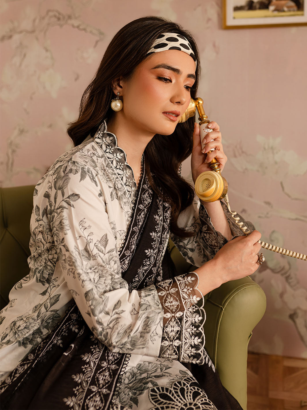 Mahnur | Leila Printkari Edit 25 |LP - 06 by Mahnur - Designer Dress - Type: Ladies Clothes - Available at Libayah - 100% Original
