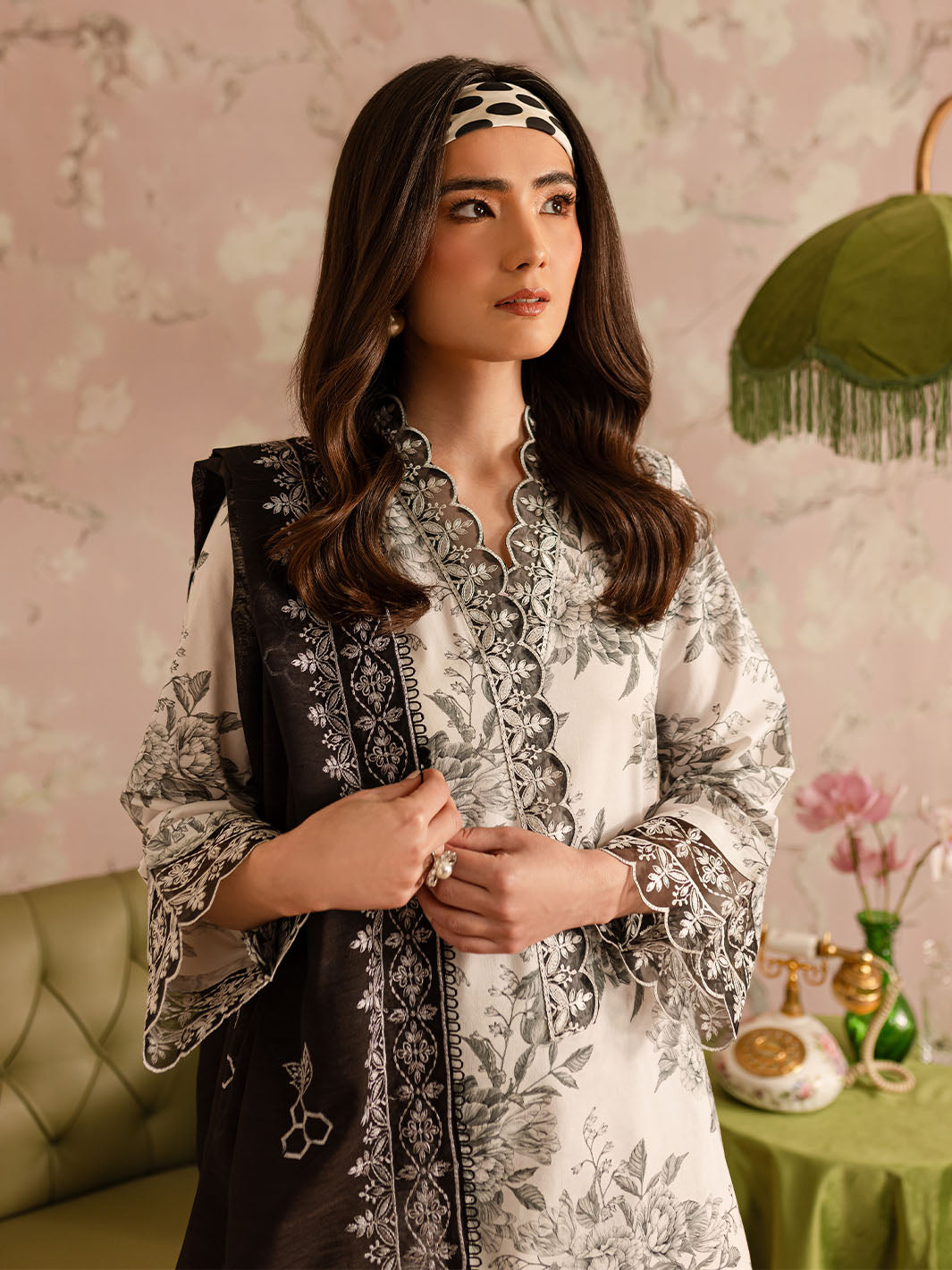 Mahnur | Leila Printkari Edit 25 |LP - 06 by Mahnur - Designer Dress - Type: Ladies Clothes - Available at Libayah - 100% Original