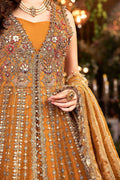 Maria B | Mbroidered Formals 24 | Organza Suit | BD-2907 by Maria B - Designer Dress  - Type : Wedding Dress - Available at Libayah - 100% Original 