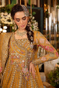 Maria B | Mbroidered Formals 24 | Organza Suit | BD-2907 by Maria B - Designer Dress  - Type : Wedding Dress - Available at Libayah - 100% Original 