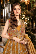 Maria B | Mbroidered Formals 24 | Organza Suit | BD-2907 by Maria B - Designer Dress  - Type : Wedding Dress - Available at Libayah - 100% Original 