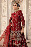 Maria B | Sateen Formals 24 | CST-807 by Maria B - Designer Dress - Type: Formal - Available at Libayah - 100% Original