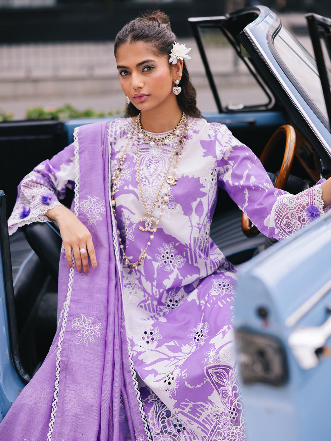 Mahnur | Broadway Luxury Lawn 25 | Viola by Mahnur - Designer Dress - Type: Ladies Clothes - Available at Libayah - 100% Original