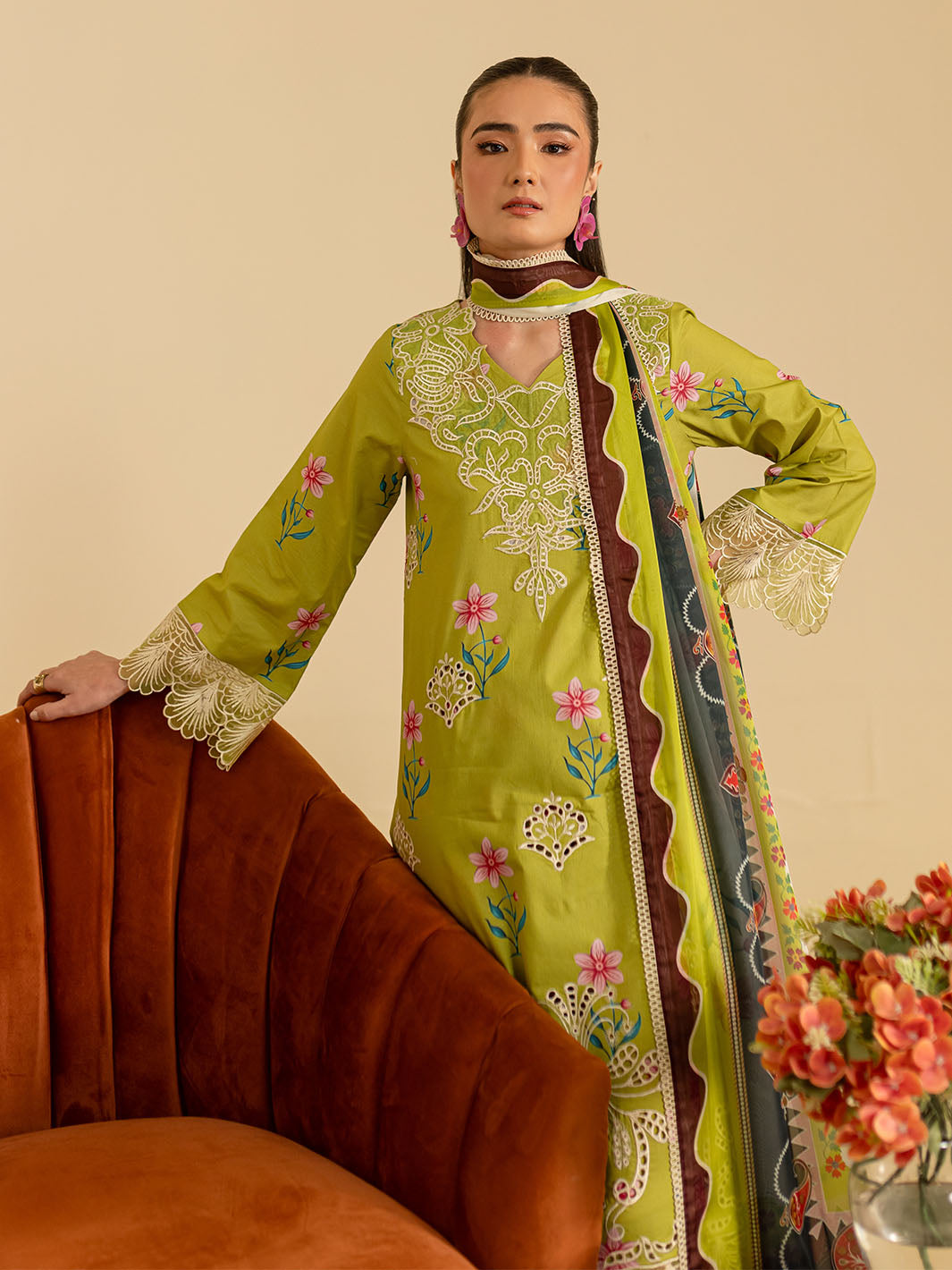 Mahnur | Leila Printkari Edit 25 | LP - 08 by Mahnur - Designer Dress - Type: Ladies Clothes - Available at Libayah - 100% Original